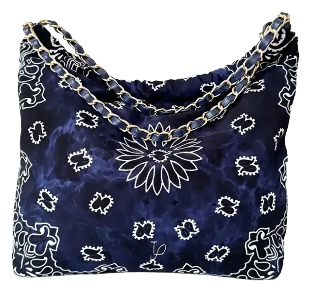 Sac Bandana Tie & Dye Marine — Sac Bandana