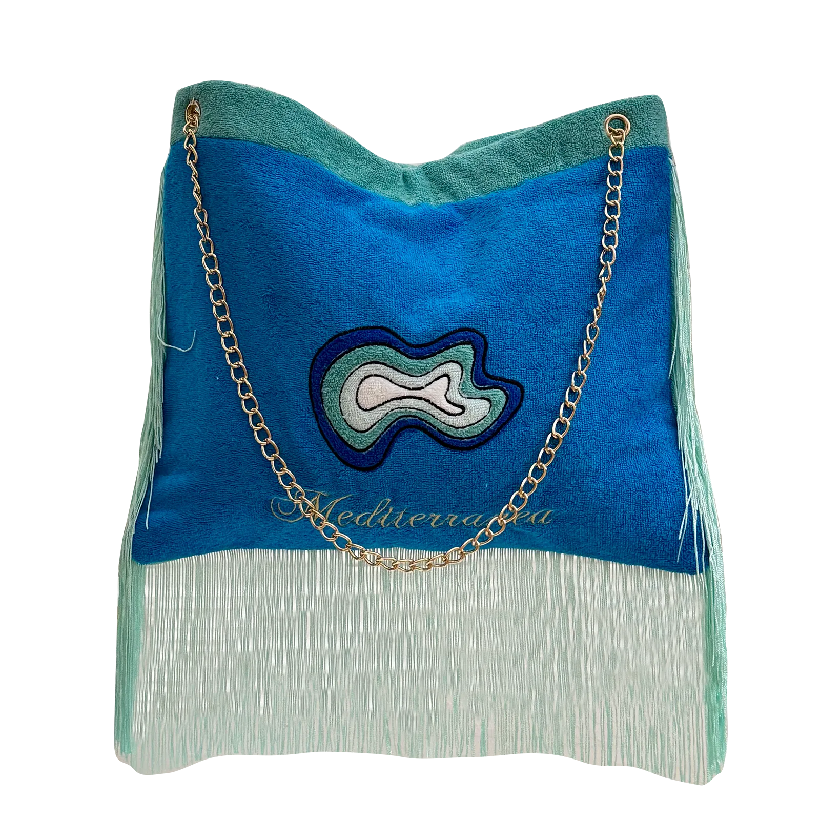 Balagan II terry fringe bag — front