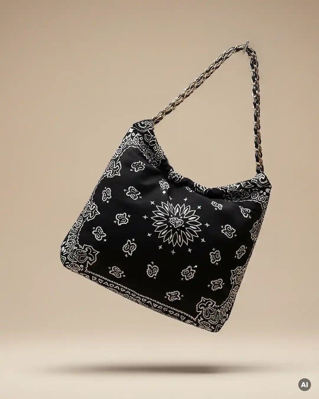 Black Bandana bag