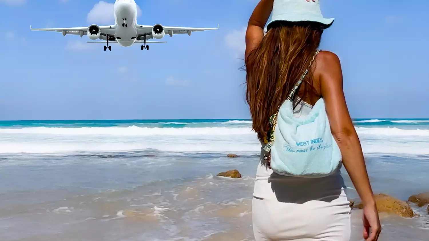 Sac de plage en éponge lagoon personnalisé