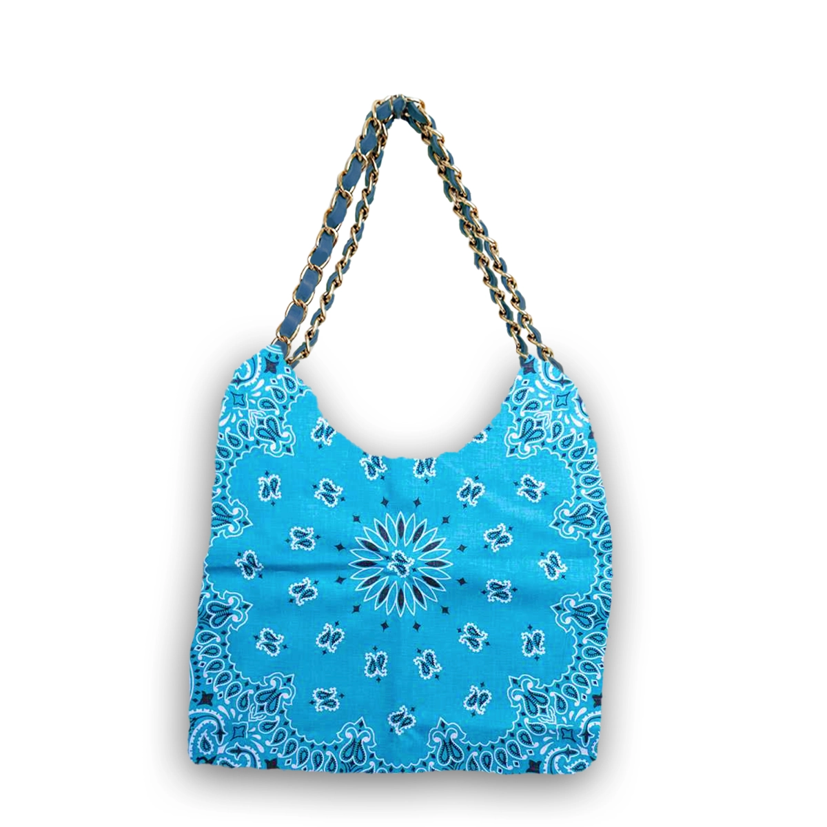 Sac Bandana Bleu Turquoise Sac Bandana Bleu Turquoise